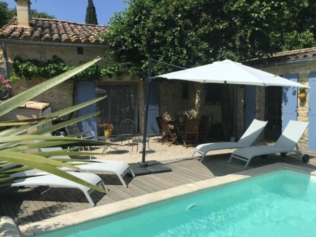 Maison De Plain Pied Pour 4 Pers Piscine Lussan Lussan  외부 사진