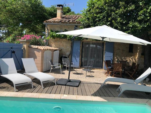 Maison De Plain Pied Pour 4 Pers Piscine Lussan Lussan  외부 사진