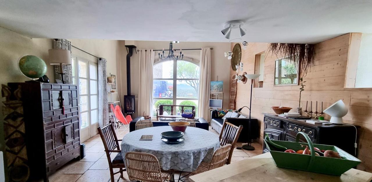 Maison De Plain Pied Pour 4 Pers Piscine Lussan Lussan  외부 사진